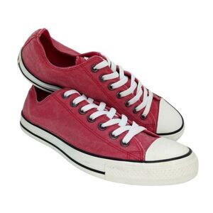 Converse CTAS Vintage Women's Pre-owned Ox Red Low Cut Sneakers - sz. 11